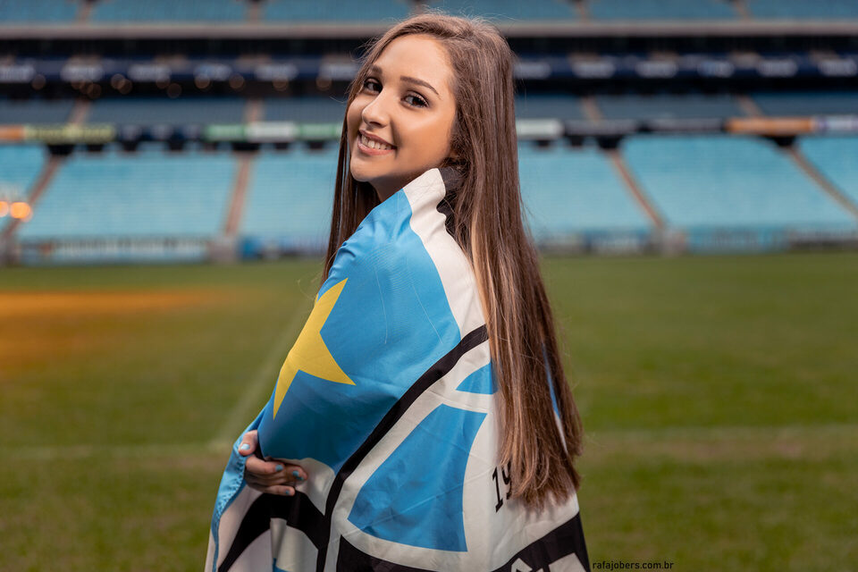 Ensaio de 15 anos de Sarah na Arena do Grêmio em Porto Alegre RS