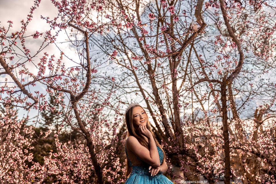 Ensaio de 15 anos de Estela nos Caminhos de Pedra em Farroupilha RS