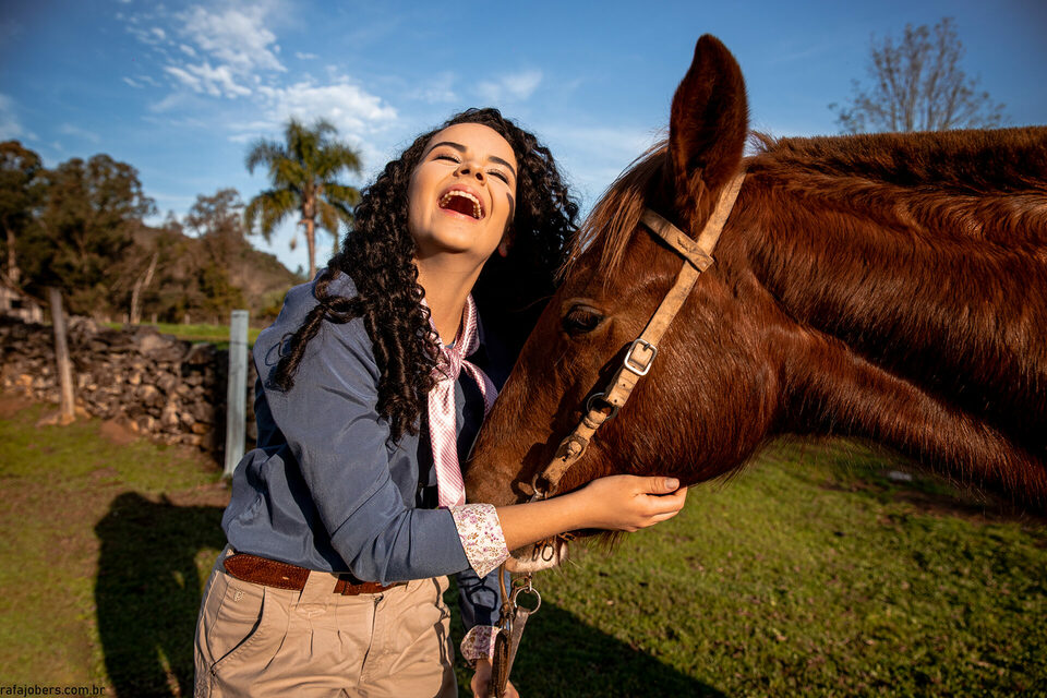 Ensaio de 15 anos de Leticia Longhi em Ipê RS