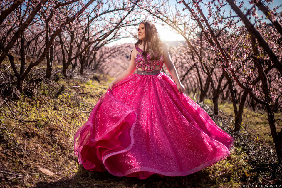 Ensaio de 15 anos de Carol em Farroupilha nos Caminhos de Pedra