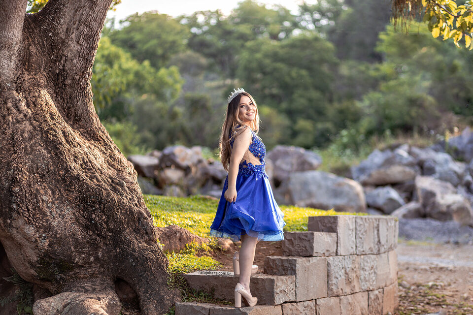 Ensaio de 15 anos de Erika nos Caminhos de Pedra em Farroupilha RS