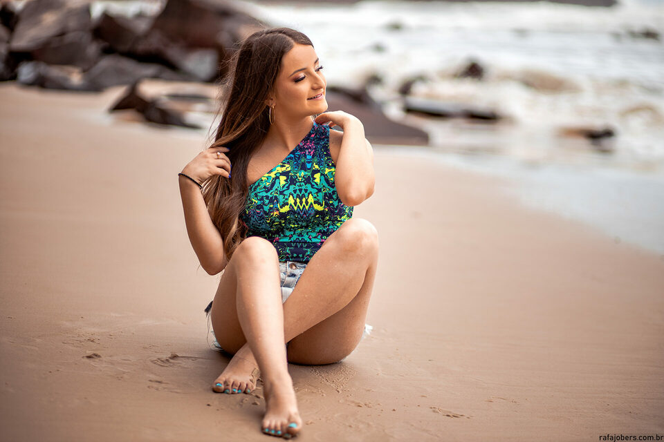 Ensaio de 15 anos de Emanuelly na praia de Torres RS