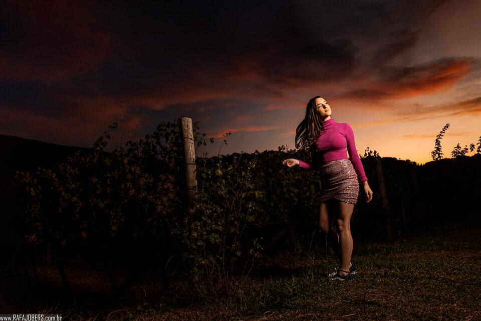 Ensaio de 15 anos de Malu no hotel Spa do Vinho no Vale dos Vinhedos interior de Bento Gonçalves Serra Gaúcha RS