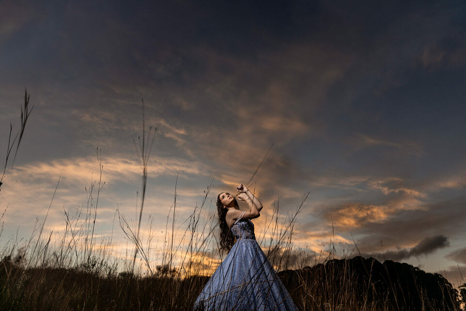 Ensaio de 15 anos de Ju no Parque das Cascatas em Lajeado Grande Serra Gaúcha
