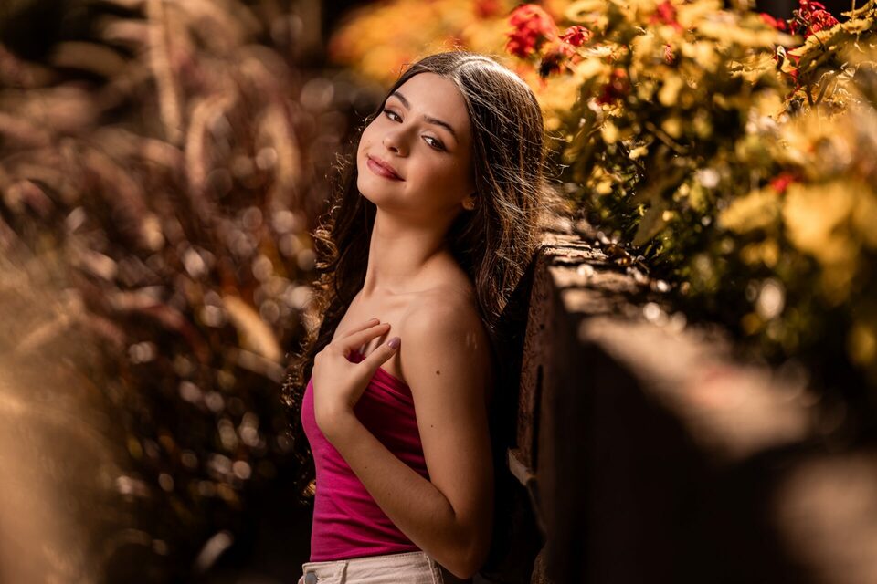 Ensaio de 15 anos de Thauana no Le Jardin em Gramado Serra Gaúcha