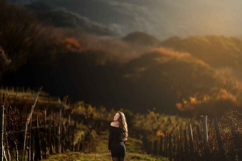 Ensaio de 15 anos de Laura no Vale dos Vinhedos em Bento Gonçalves Serra Gaúcha