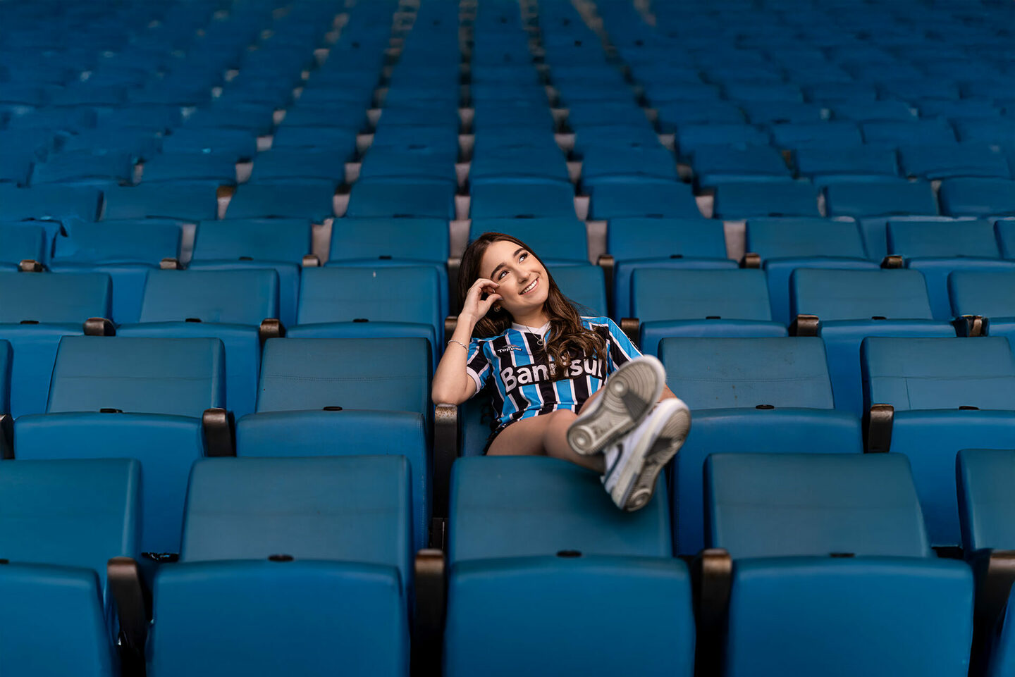 Ensaio de 15 anos de Julia Godoy na Arena do Grêmio em Porto Alegre Ensaio de 15 anos de Julia Godoy na Arena do Grêmio em Porto Alegre